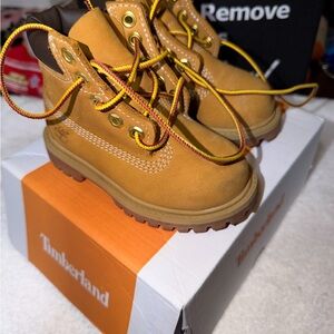 Timberland Kids' Boots in Mustard Yellow